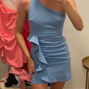 Blue cocktail dress size s